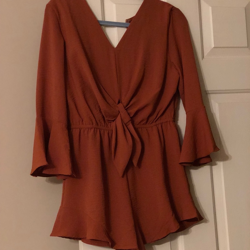 Orange romper